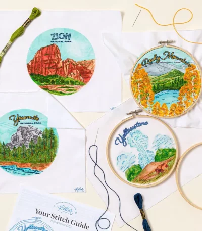 National Park Embroidery Kit