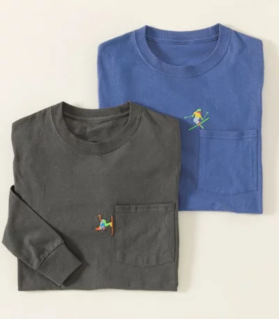 On The Slopes Embroidered Pocket Shirt