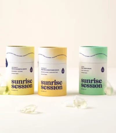 Plastic Free Travel Shower Essentials