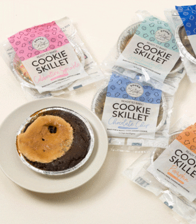 Ready-to-bake Cookie Skillet Sampler