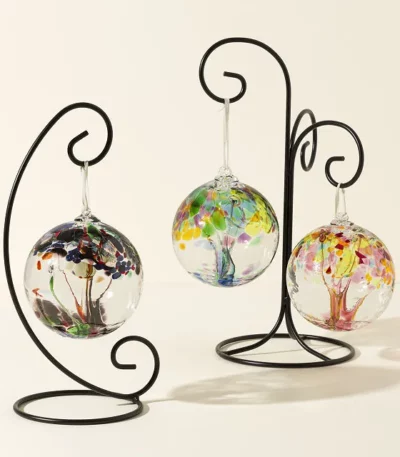 Recycled Glass Tree Globes - Relationships