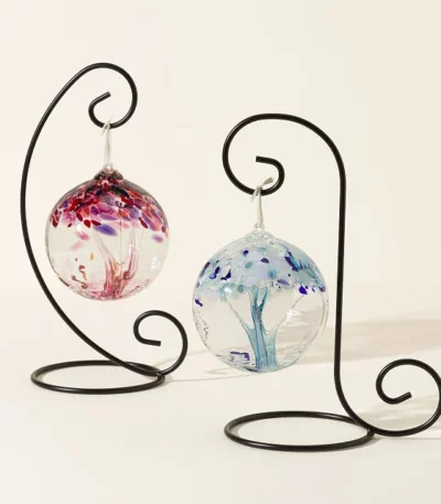 Recycled Glass Tree Globes - Wishes