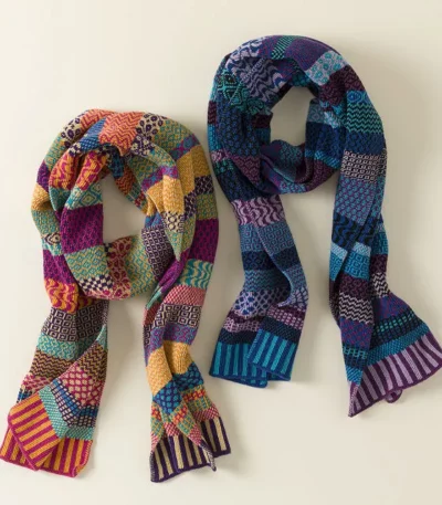 Repurposed Knit Cotton Scarf