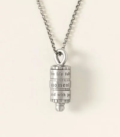 The Moment Is Now Spinning Necklace