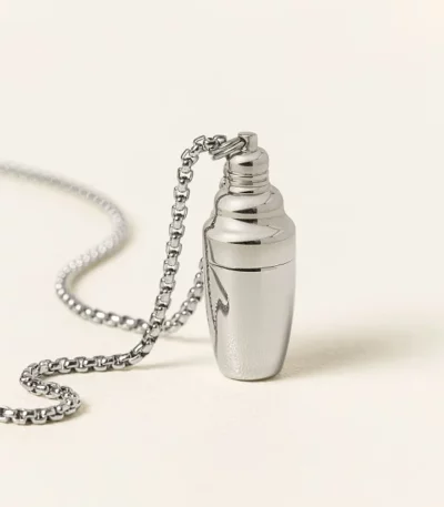 Tiny Cocktail Shaker Necklace