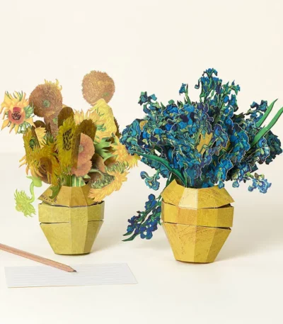 Van Gogh’s Flowers Pop Up Greeting Card