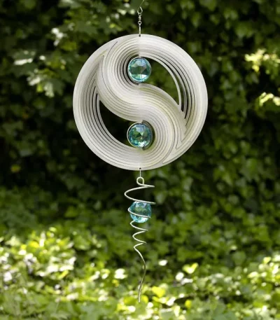 Yin Yang Crystal Wind Spinner