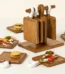 Appetizer Boards With Stand - Set Of 8