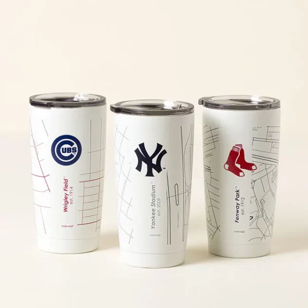Mlb Ballpark Map Insulated Pint