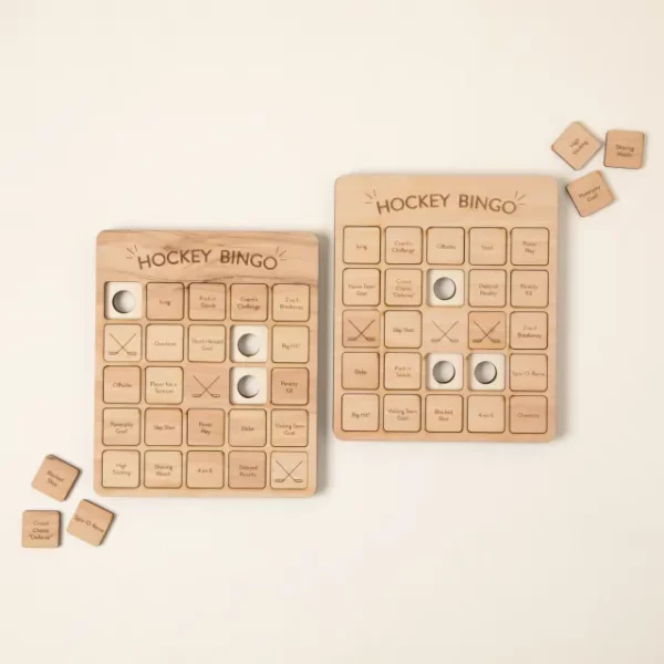 Hockey Bingo Set Of 2