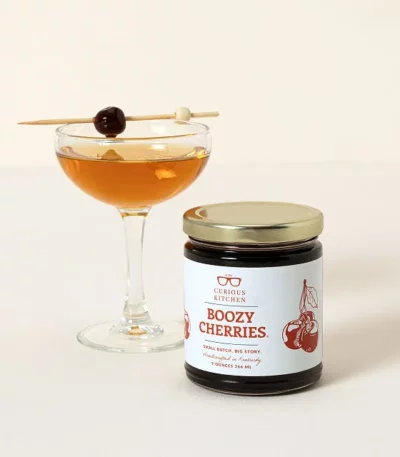 Boozy Whiskey Cocktail Cherries