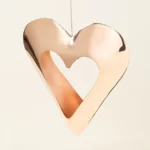 Copper Heart Bird Feeder 2
