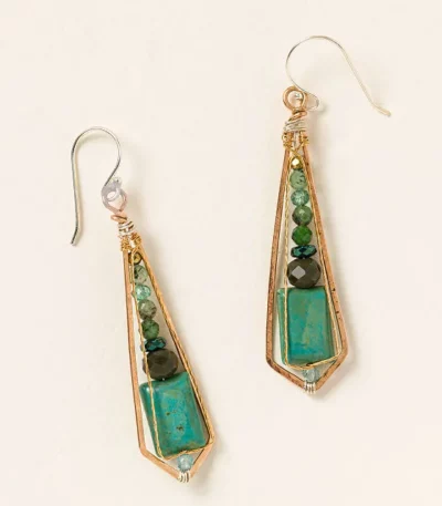 Evergreen Shimmer Earrings