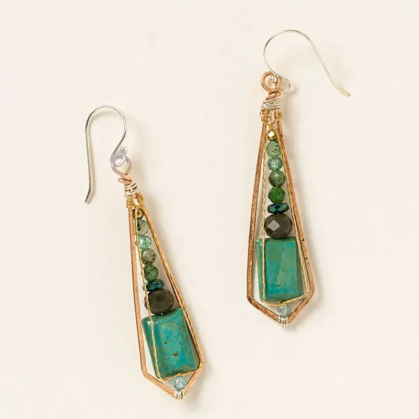 Evergreen Shimmer Earrings