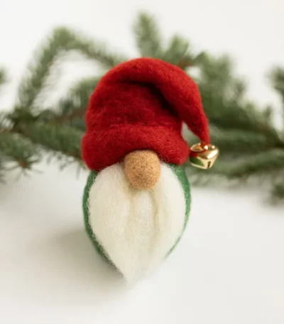 Festive Gnome Beginners Needle Felting Kit