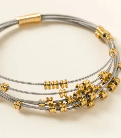 Guitar String Fidget Bangle