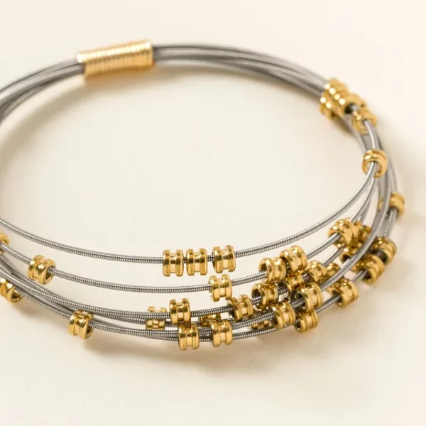 Guitar String Fidget Bangle