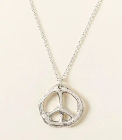 Handmade Peace Sign Necklace