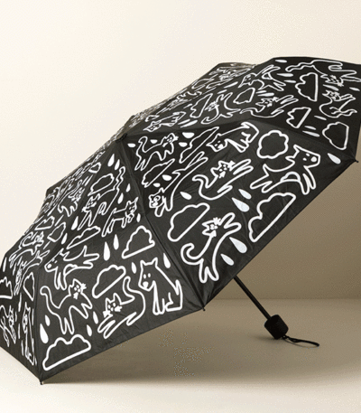 Raining Cats & Dogs Color-changing Umbrella
