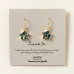 Reach For The Stars Mosaic Stone Earrings 1