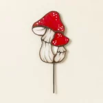 Stained Glass Mushroom Stake 2