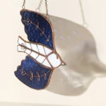 Stained Glass Sparrow Suncatcher 1