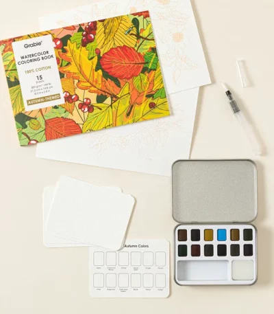 Watercolor Weather Cozy Fall Watercolor Set