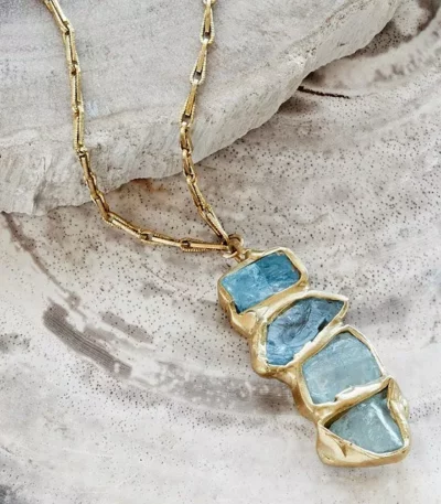 Aquamarine Ebb And Flow Pendant