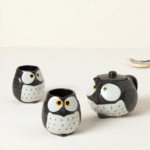 Ceramic Owl Tea Set