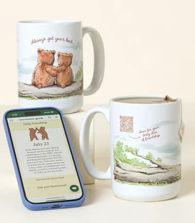 Daily Dose Of Friendship Qr Mug