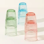 Italian Stacking Glasses - Set Of 6 1