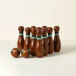 Wooden Lawn Bowling Travel Set 2