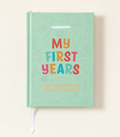 100 Baby Milestones Scratch Off Book