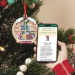25-day Countdown To Christmas Qr Ornament 1