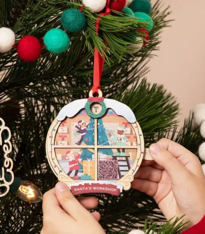 25-day Countdown To Christmas Qr Ornament