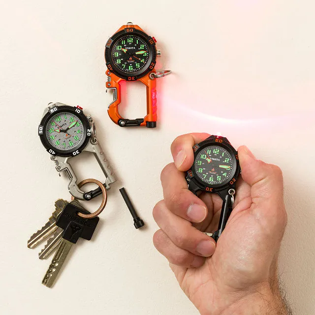 3-in-1 Adventurer's Clip Watch