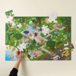 72 Cheesy Animal Jokes Floor Puzzle