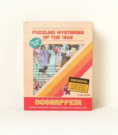 80's Murder Mystery Jigsaw Puzzle Dognapped!