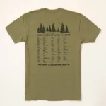 American National Forests Bucket List T Shirt 3