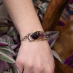Amethyst Braided Cuff 1