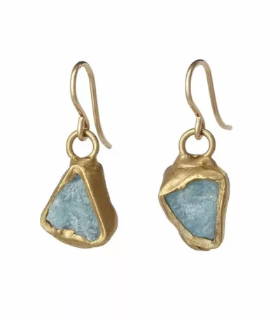 Aquamarine Ebb And Flow Earrings