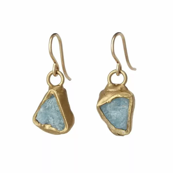 Aquamarine Ebb And Flow Earrings