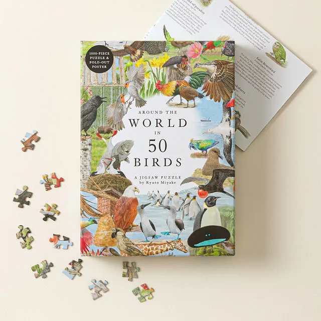 Around The World In 50 Birds Jigsaw Puzzle Around The World In 50 Birds Jigsaw Puzzle
