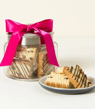 Artisan Handcrafted Biscotti Gift Jar