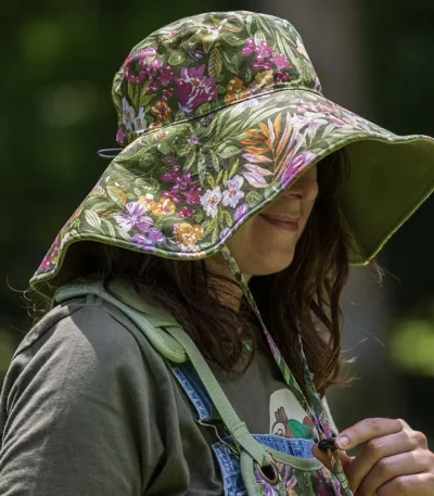 Blooming Floral Gardener's Hat