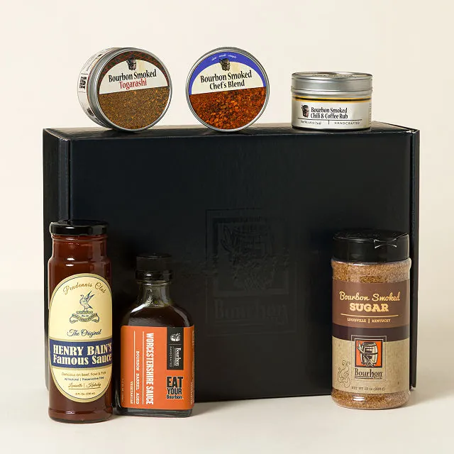 Bourbon Grilling Gift Box