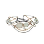 Braided Moonstone Cuff