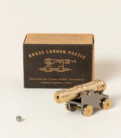Brass Cannon Sequential Puzzle