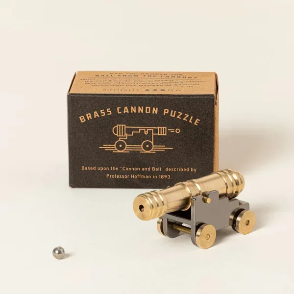 Brass Cannon Sequential Puzzle