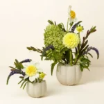 Ceramic Flower Frog Vase